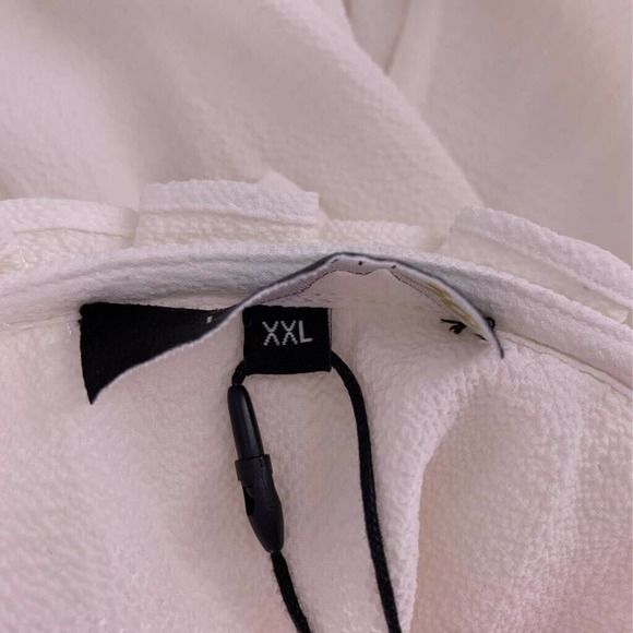 **3-for-$30** Le Gali Hillary Blouse Ivory Tie Neck  XXL - Picture 7 of 11